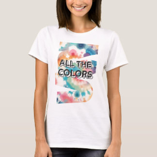 Tie-Dye Retro Pastel Design T-Shirt