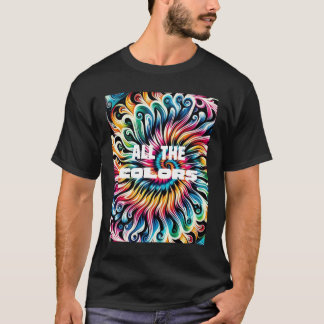 Tie-Dye Retro Swirling Colors T-Shirt