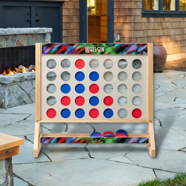 Tie Dye Rippled Fast Four Game (Creator Uploaded)