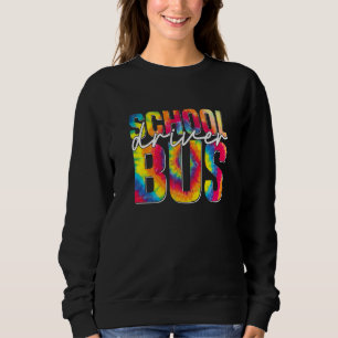 Tie Dye School Bus Driver  Busman Men Women Busman Sweatshirt
