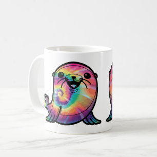 Tie Dye Sea Lion Coffee Mug
