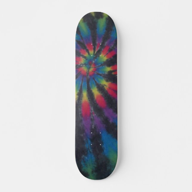 Tie Dye Skateboard - Swirl (Front)