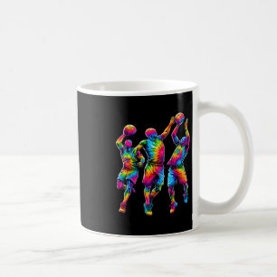 Tie Dye Sketll Players Colorful Coffee Mug