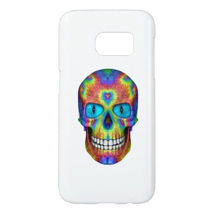 Tie Dye Skull Dead Zombie Samsung Galaxy S7 Case