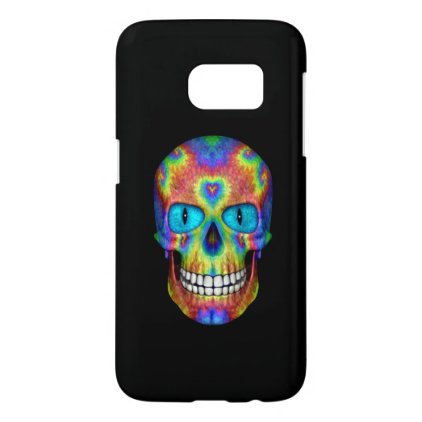 Tie Dye Skull Dead Zombie Samsung Galaxy S7 Case