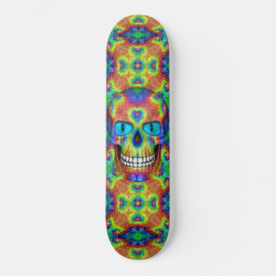 Tie Dye Skull Dead Zombie Skateboards