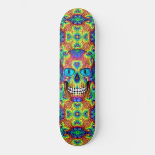 Tie Dye Skull Dead Zombie Skateboards
