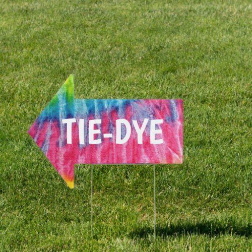 TIE DYE small business craft fair Sign with Frame