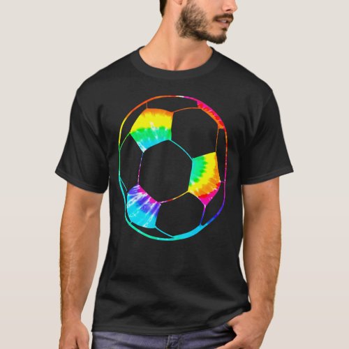 Tie Dye Soccer Ball for All Soccer Lovers Men Wome T_Shirt