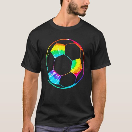 Tie Dye Soccer Ball for All Soccer Lovers Men Wome T_Shirt