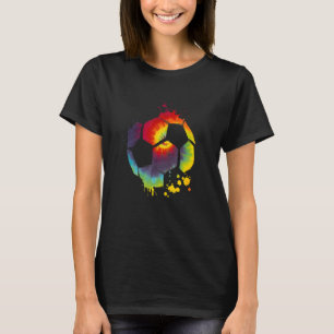 Tie Dye Soccer Graphic Soccer Player Sports Boys M T-Shirt