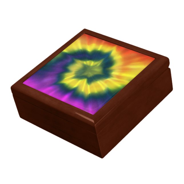 Tie-Dye Spiral - Large Gift Box (Side)