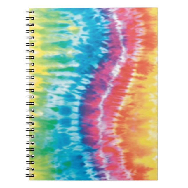 Tie Dye Spiral Notebook (Front)