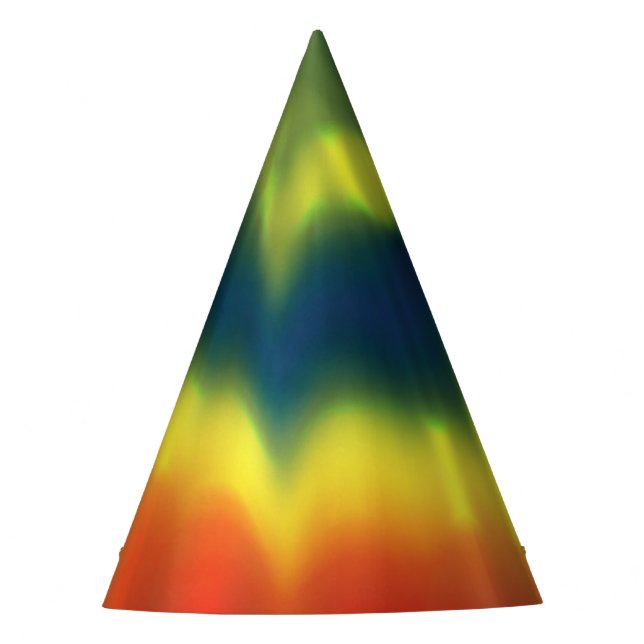 Tie-Dye Spiral - Party Hat (Front)