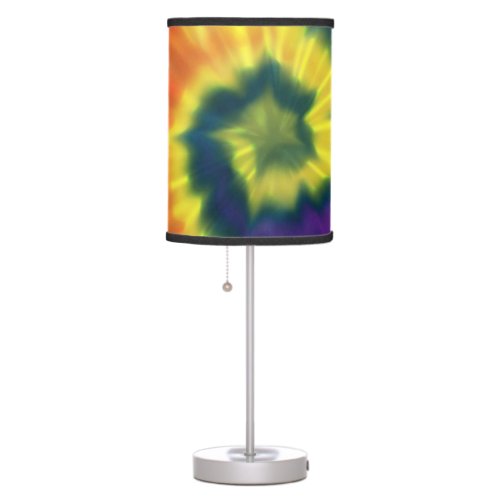 Tie_Dye Spiral _ Table Lamp