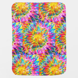 TIE DYE SPLASH BABY BLANKET