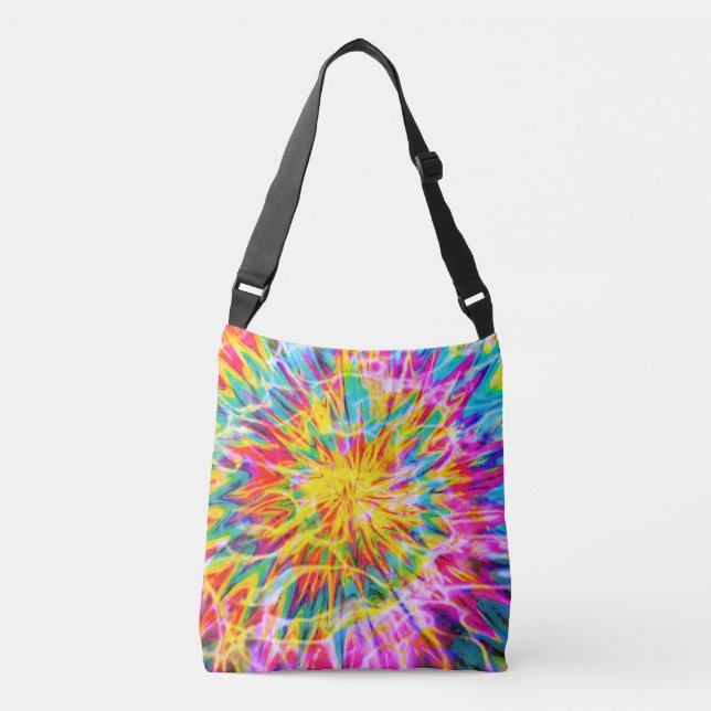 TIE DYE SPLASH CROSSBODY BAG (Front)