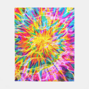 TIE DYE SPLASH FLEECE BLANKET