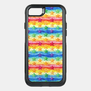 Tie Dye Stars OtterBox Commuter iPhone SE/8/7 Case