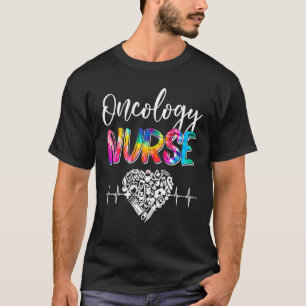 Tie Dye Stethoscope Oncology Nurse Day Nursing Scr T-Shirt