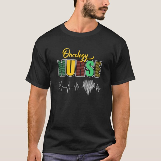 Tie Dye Stethoscope Oncology Nurse Day Nursing Scr T-Shirt (Front)