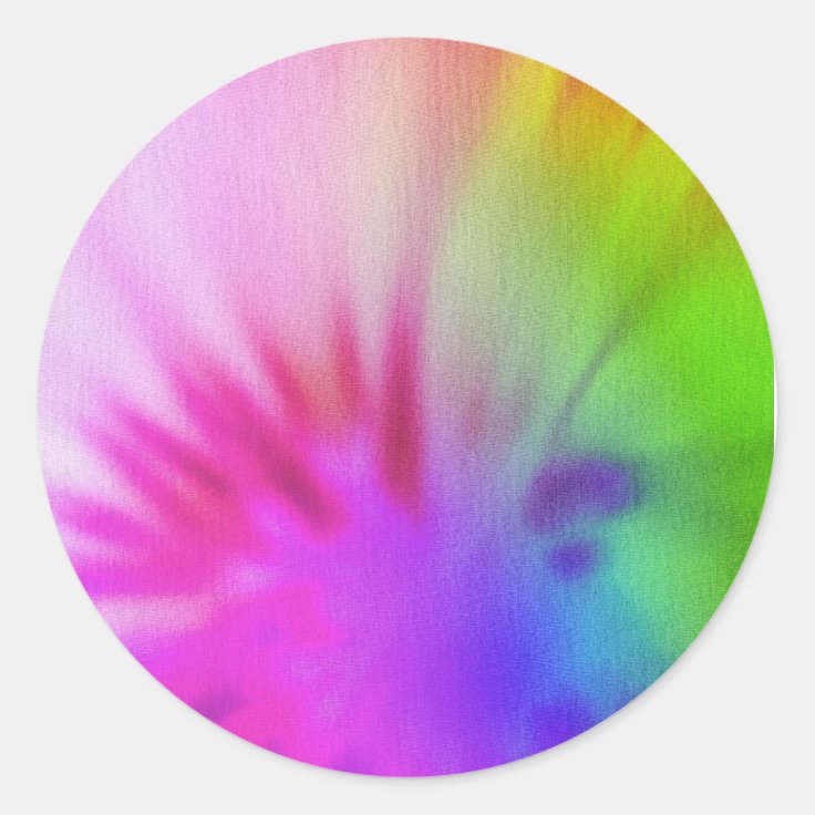 Tie Dye Stickers Zazzle 5478