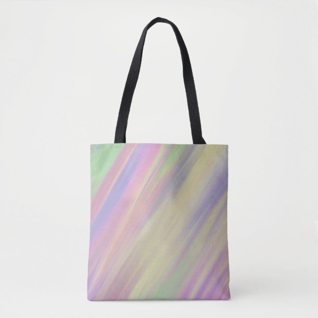 Tie Dye Style Multi Color Blended Background Tote Bag (Front)