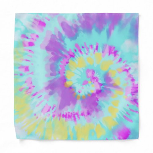 Tie Dye Swirl Bandana