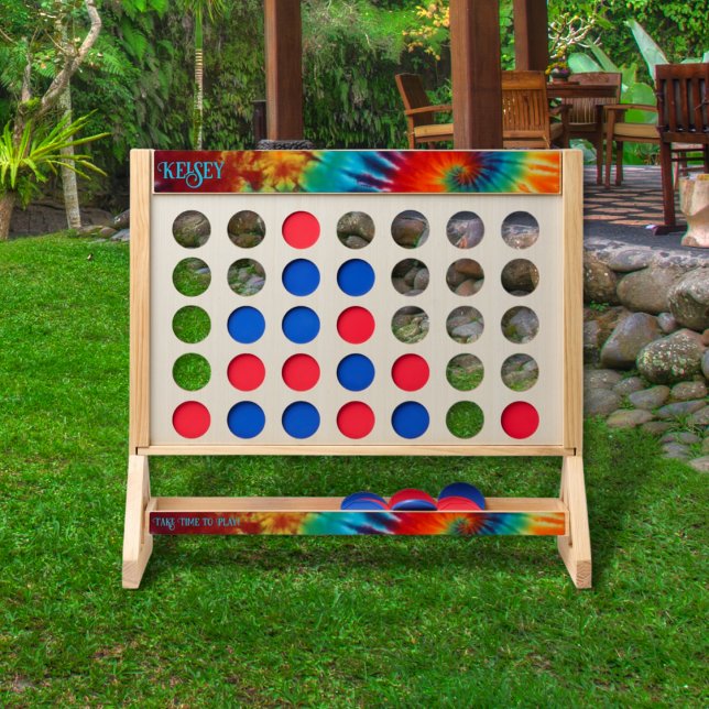 Tie Dye Swirl Fast Four Game (Creator Uploaded)