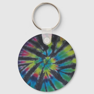 Tie Dye Swirl Keychain