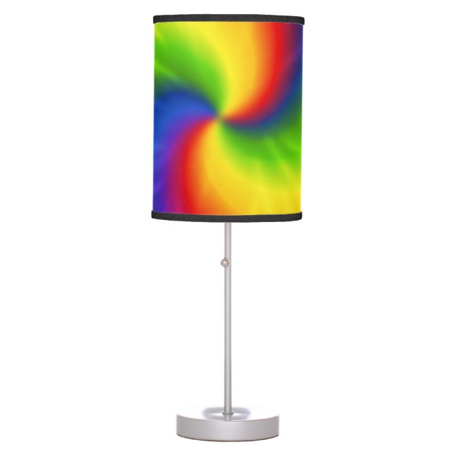 Tie Dye Table Lamp (Front)