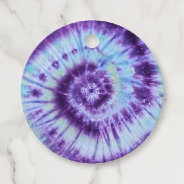 Tie Dye Tag Purple and Blue (Front)