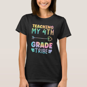 Tie Dye Teacher Testing Day Teaching My 4th Grade T-Shirt