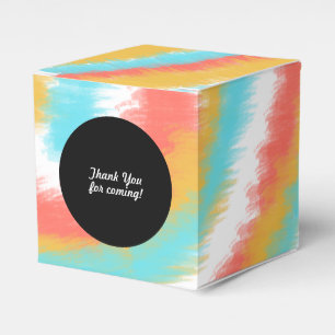 Tie Dye Teen Birthday Summer Swirl Candy Favor Boxes