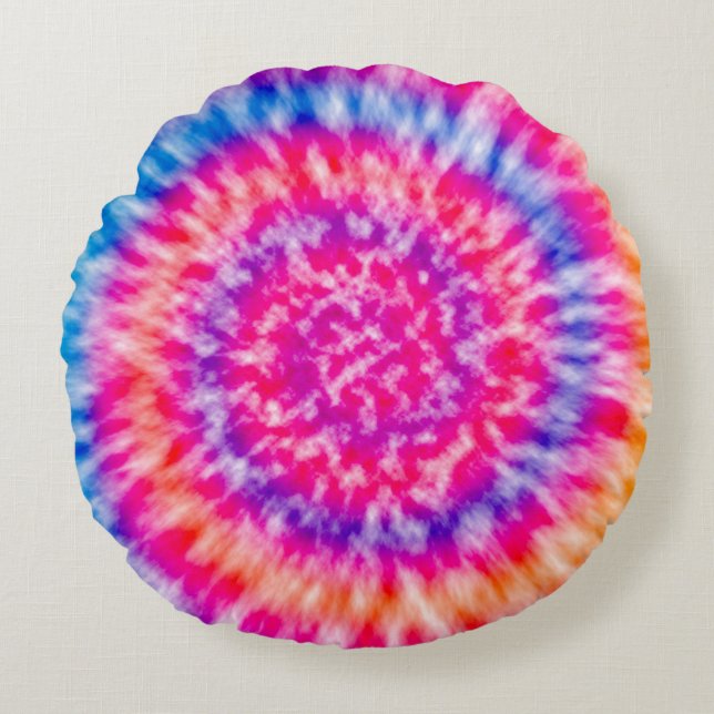 Tie Dye Throw Pillow (Front)