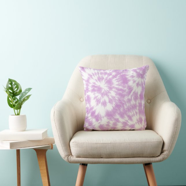 Tie Dye Throw Pillow (Chair)
