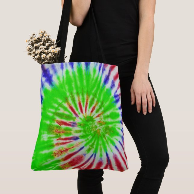 Tie Dye Tote Bag (Close Up)