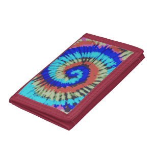 Tie Dye Trifold Wallet