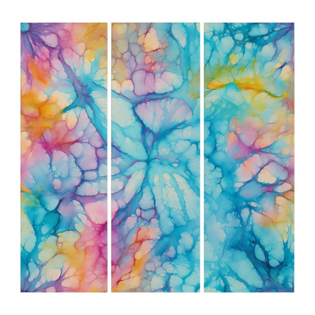 Tie-Dye Triptych (Front)