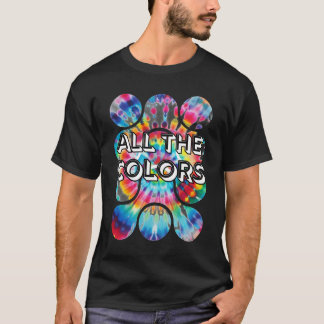 Tie-Dye Twist of Color Retro Style T-Shirt