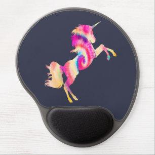 Tie Dye Unicorn  Gel Mouse Pad
