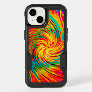 TIE DYE WIND ABSTRACT OtterBox iPhone 14 CASE