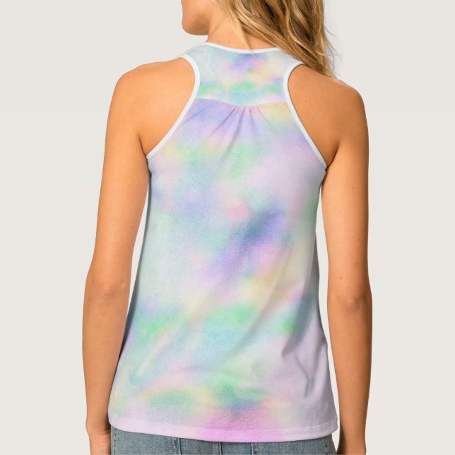 Tie Dye Women's Tank Top (Back)