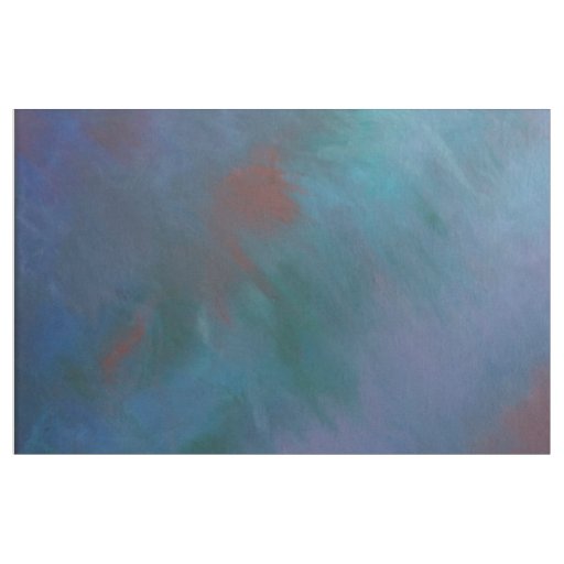 Tie-Dyed Abstract | Dark Blue Green Purple Red Fabric