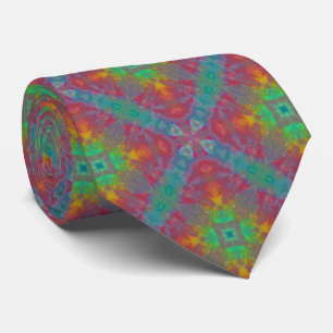 Tie dyed Diamond tie