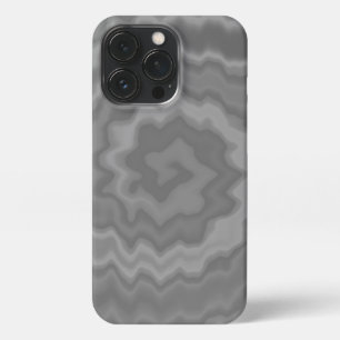 Tie dyed grey groovy funky retro swirl vintage  iPhone 13 pro case