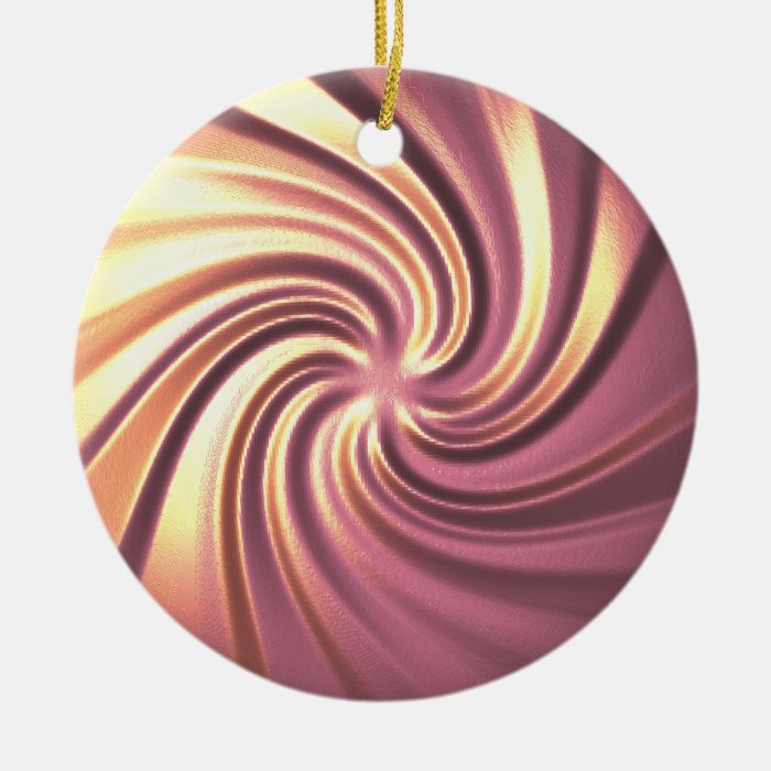 Tie Dyed Lollipop Christmas Ornament