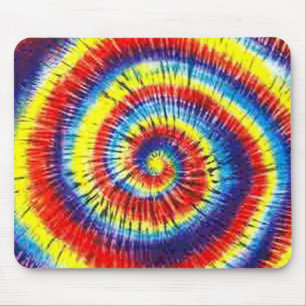 Tie-Dyed Mouse Pad
