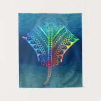 Tie Dyed Tribal Stingray