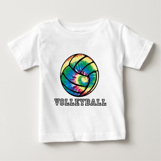 Tie-Dyed Volleyball Baby T-Shirt